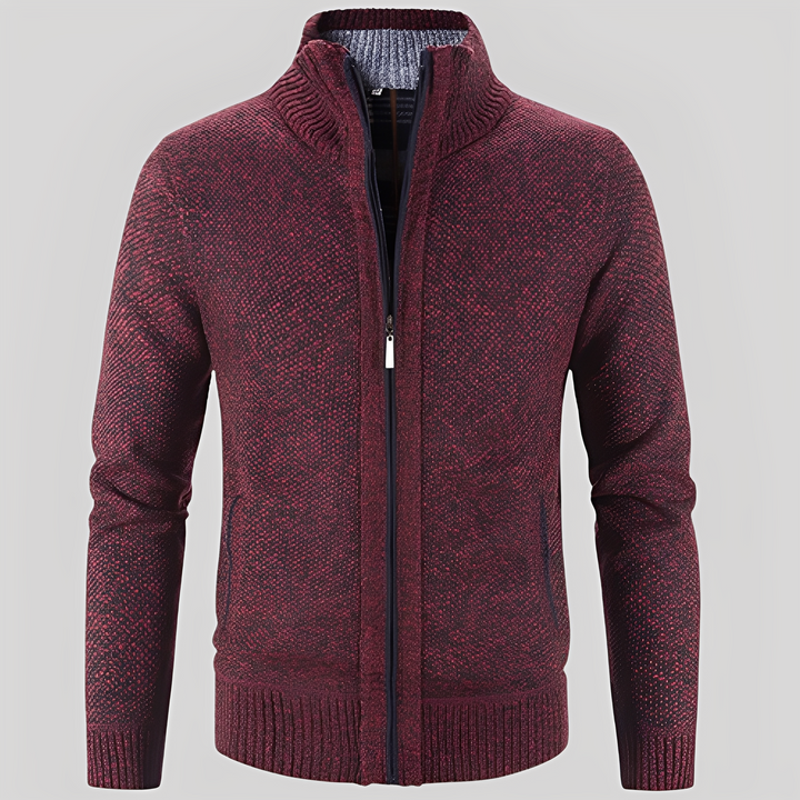 Drune | Einfacher Cardigan mit Reißverschluss für Herren