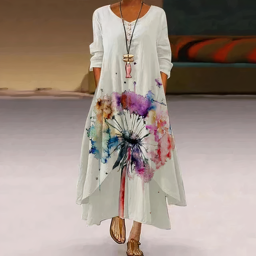 Drune | Elegantes Mode Baumwollkleid