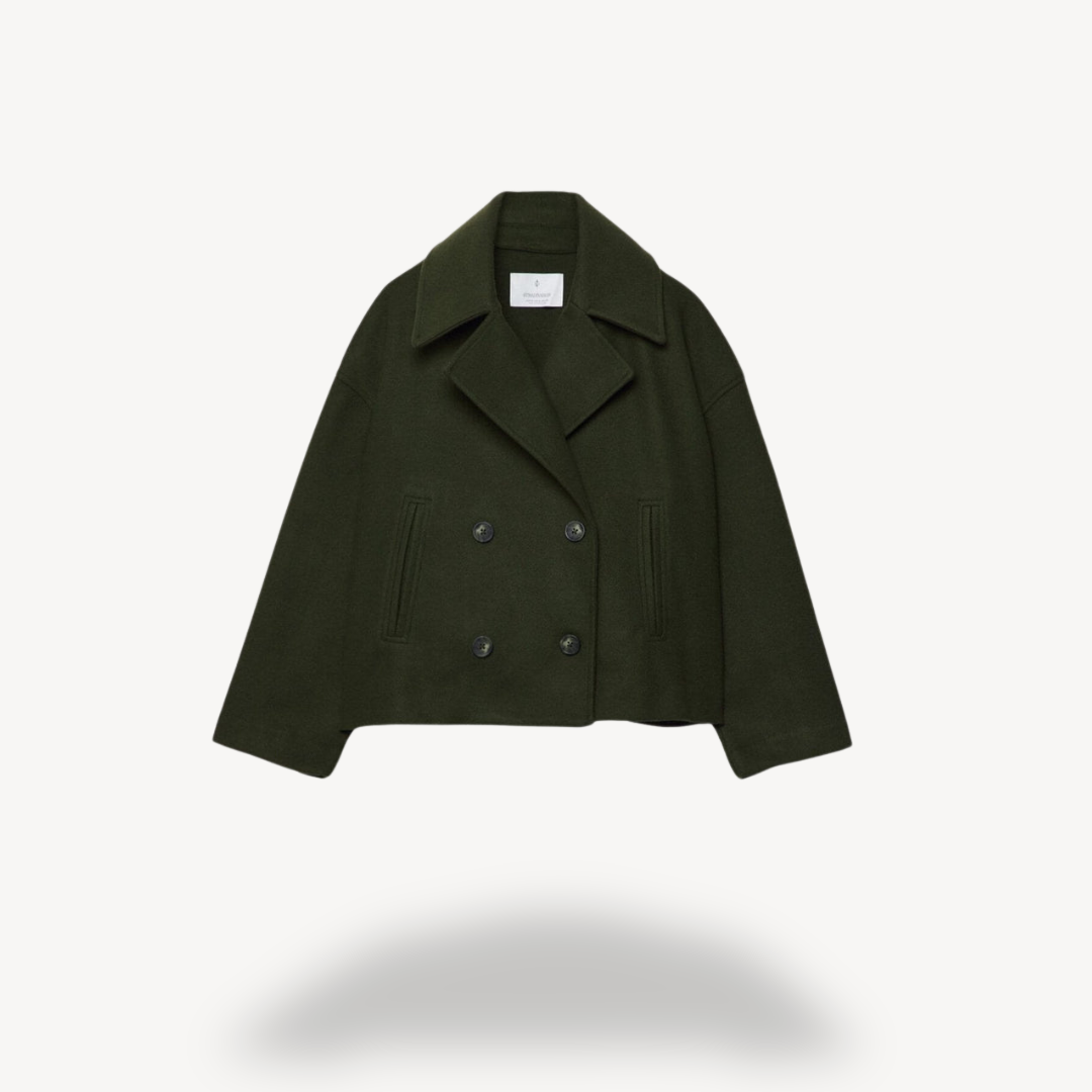 Drune | Kürzerer Woll-Peacoat für Frauen