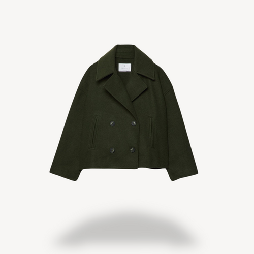 Drune | Kürzerer Woll-Peacoat für Frauen