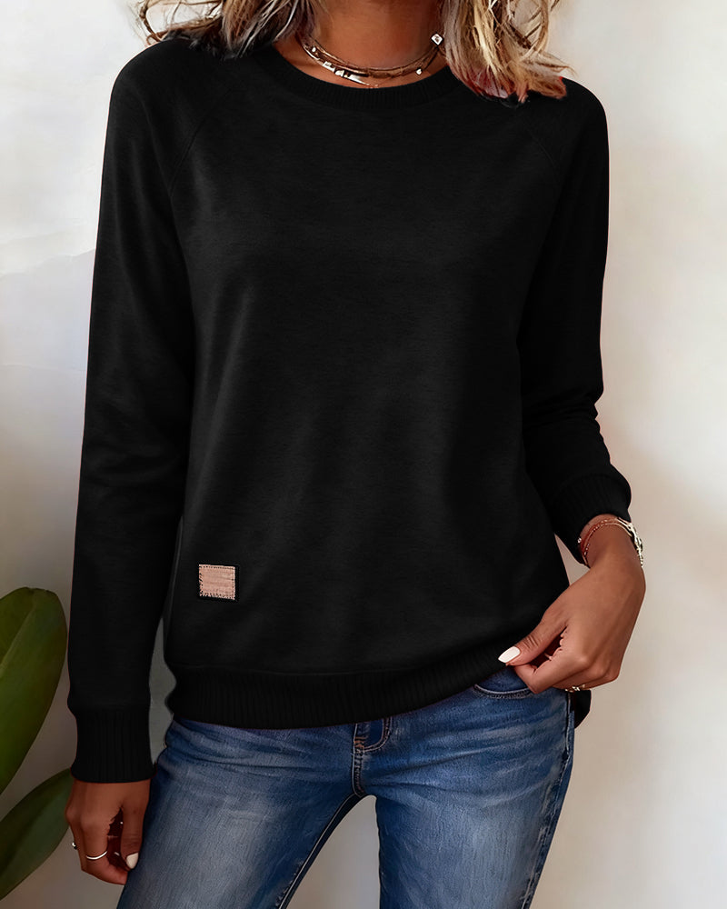 Drune | Lässig Sweatshirt mit Rundhalsausschnitt