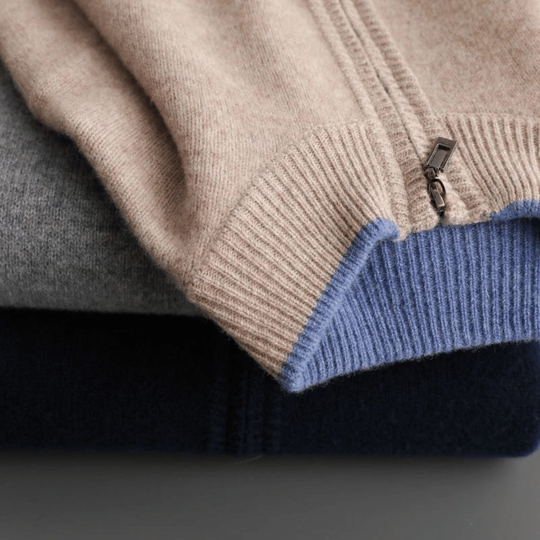 Drune | Kaschmir Zip Jacke