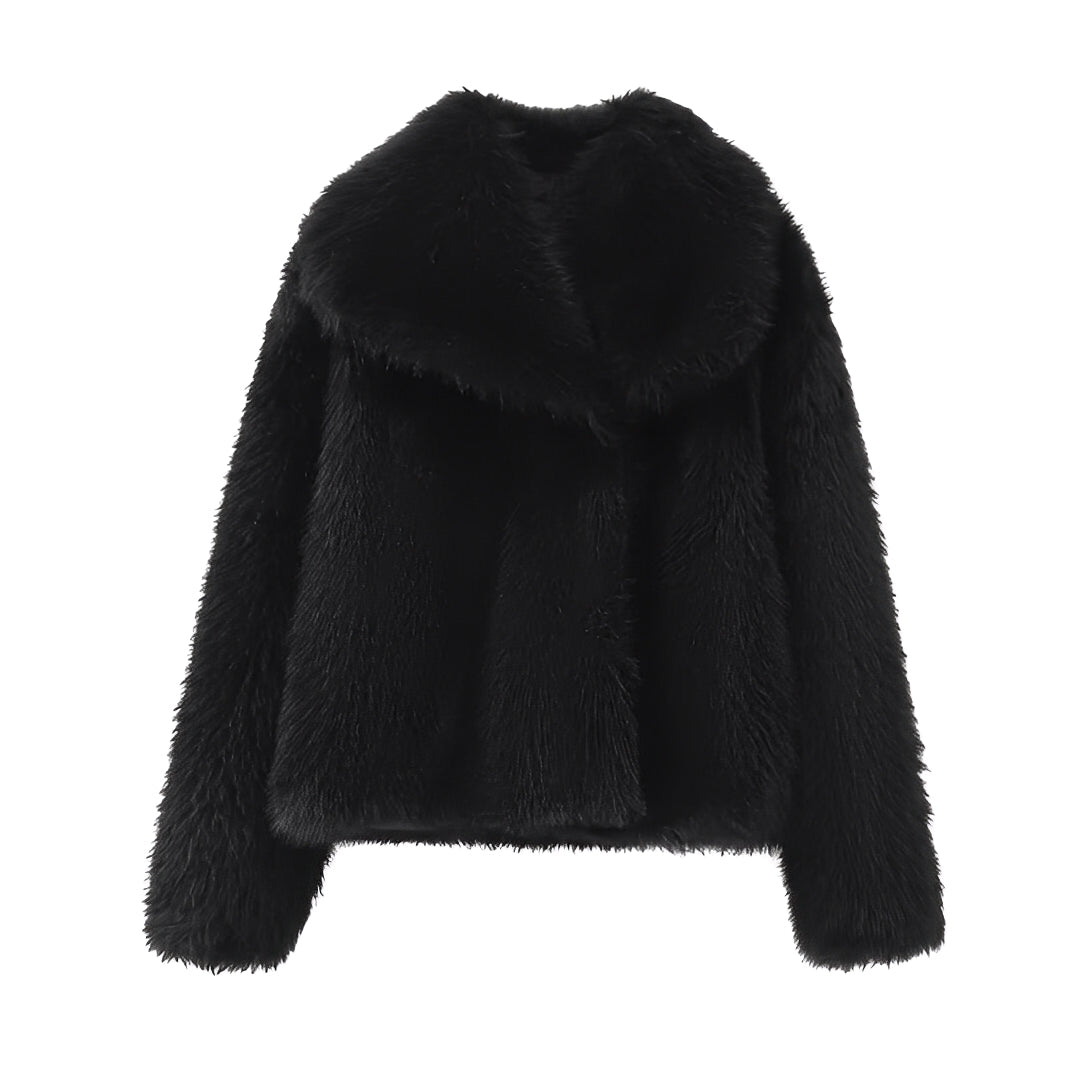 Drune | Eleganter Faux-Fur-Mantel für Frauen