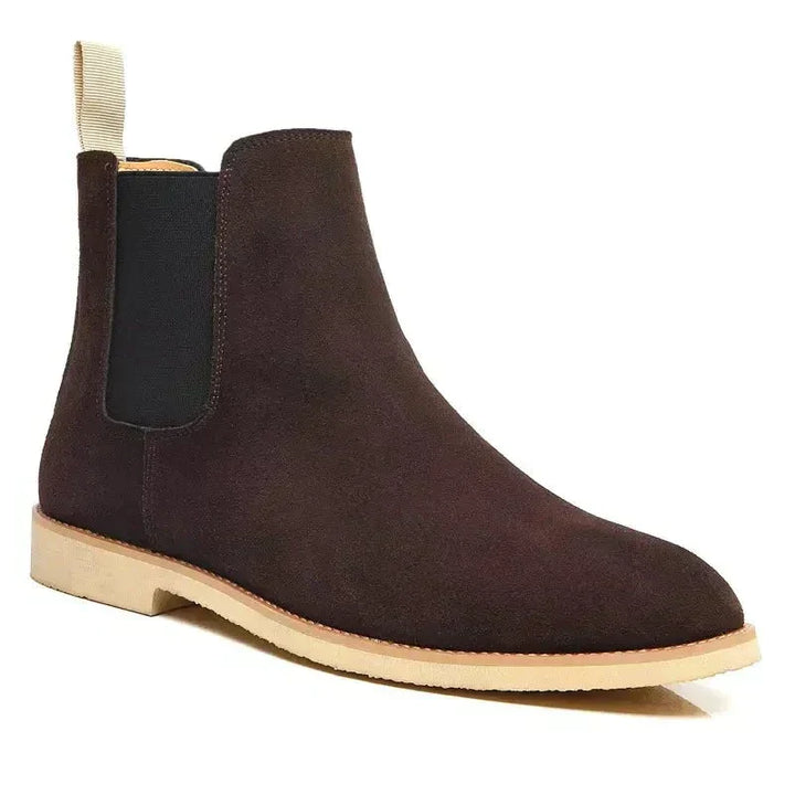 Drune | Luxe Kalb Wildleder Chelsea Boots Mit Leder Innensohle