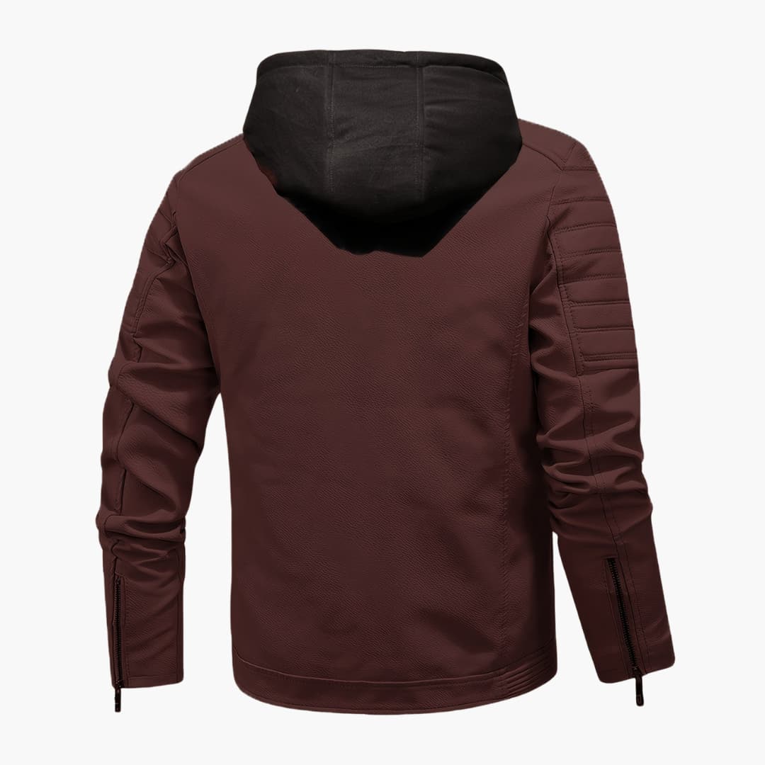Drune | Softshell-Jacke mit Kapuze winddichte Jacke
