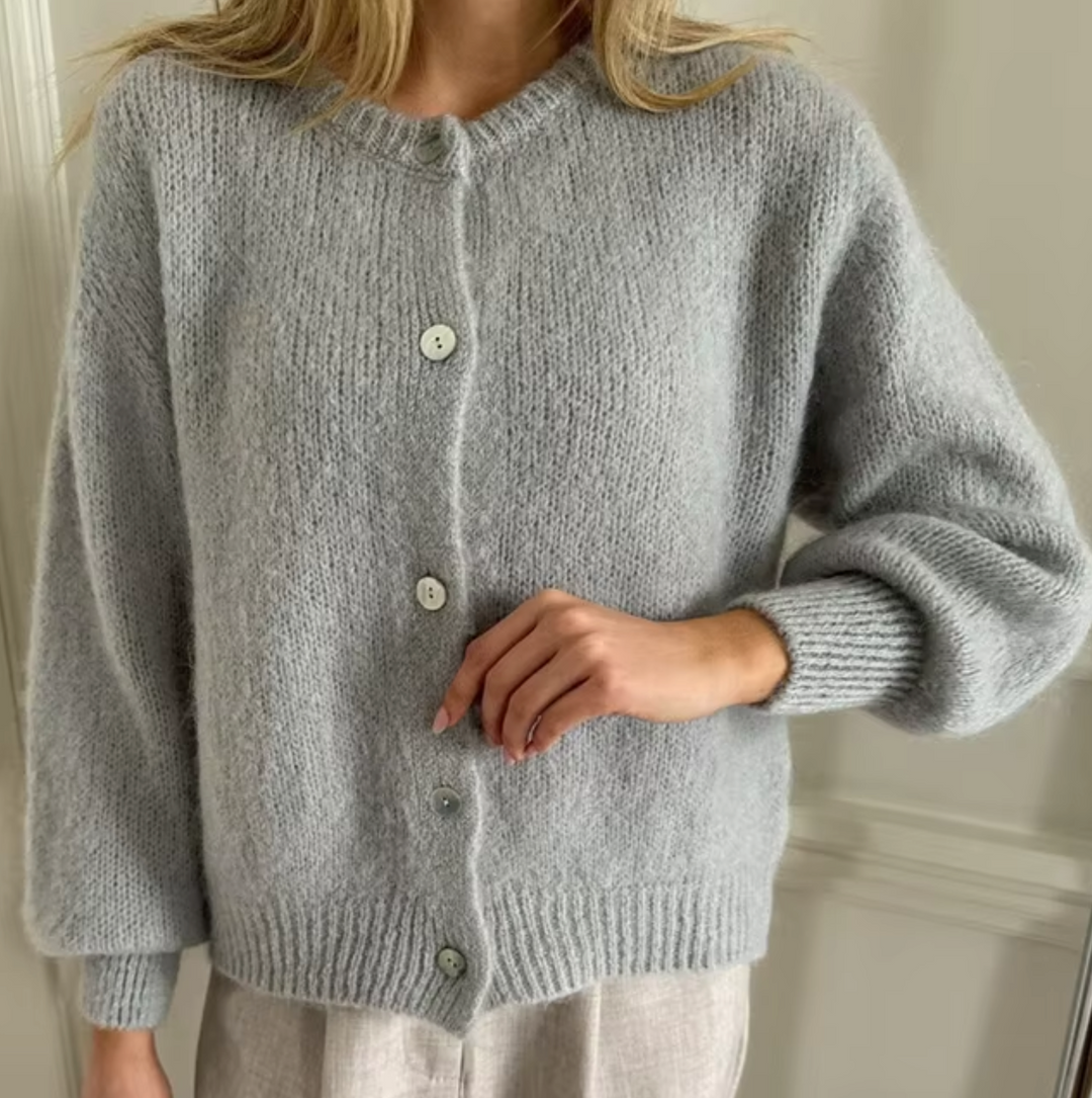 Drune – Gebreid vest met knoopsluiting