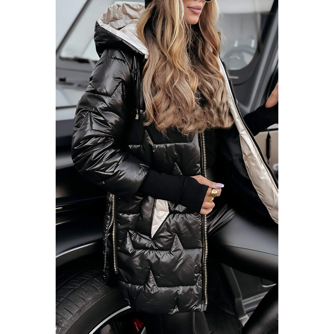 Drune | Pufferjacke Damen mit Kapuze