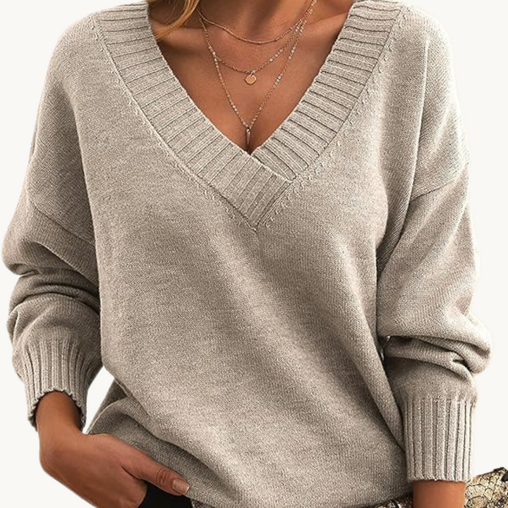 Drune | |Pullover mit V-Ausschnitt für Frauen
