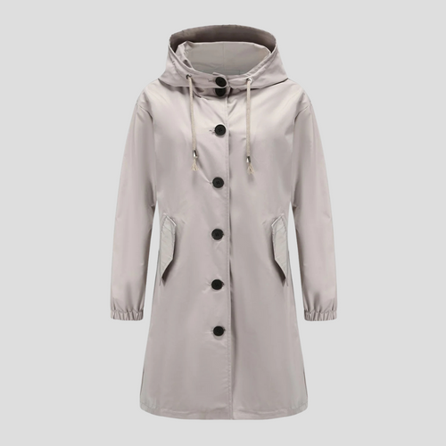 Drune | Wasserdichte Regenjacke mit Kapuze für Damen
