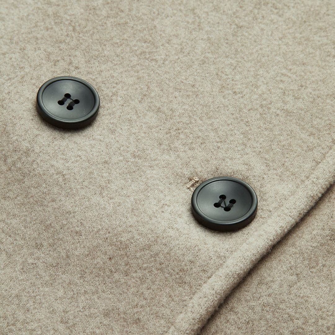 Drune | Damen Doppelreiher Wollmantel