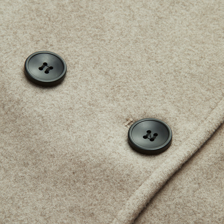 Drune | Damen Doppelreiher Wollmantel