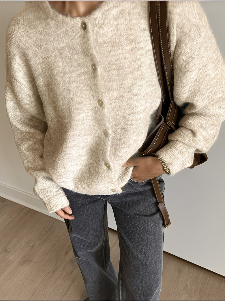 Drune | Vintage Wollmantel mit Knöpfen für Frauen