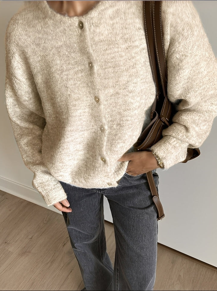 Drune | Vintage Wollmantel mit Knöpfen für Frauen