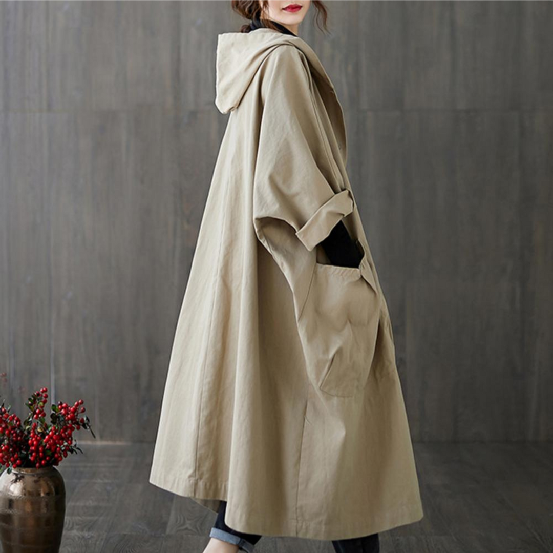 Drune | Trenchcoat Lang Für Frauen Warm