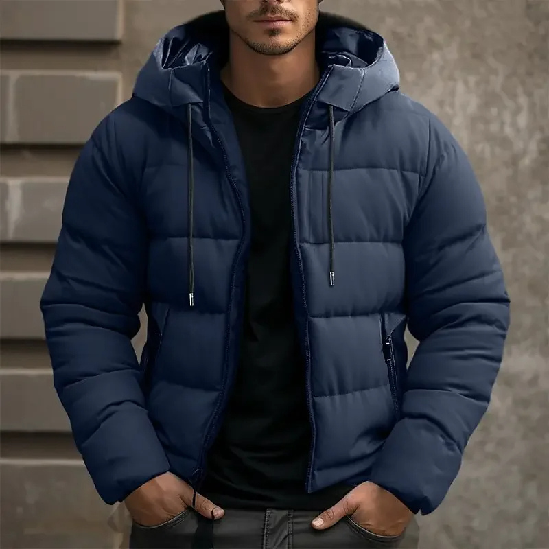Drune | Herren Kapuzen-Puffjacke