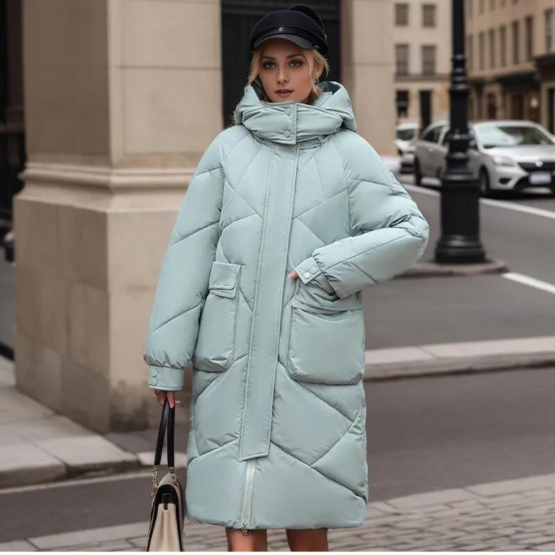 Drune | Lange Jacke Für Frauen Winter Warm