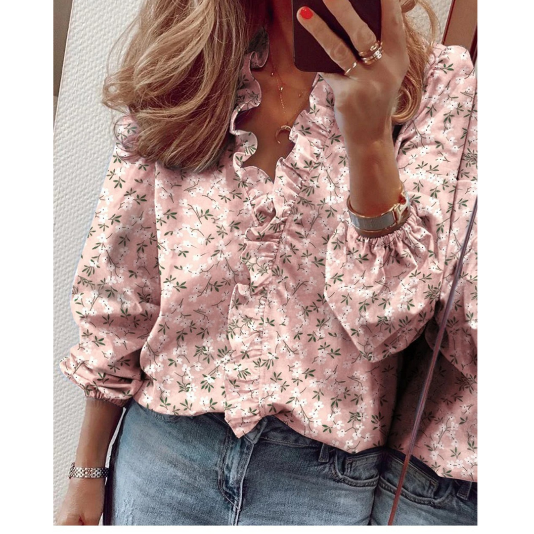 Drune | Bluse Aus Chiffon mit Blumen