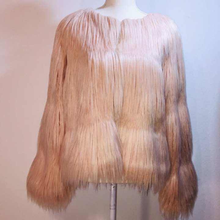 Drune | Mantel aus Kunstfell für Frauen schick