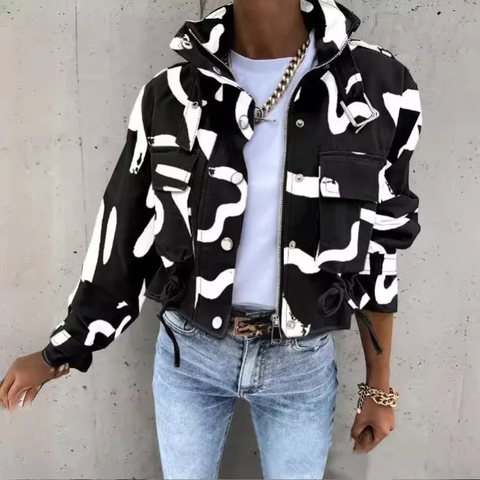 Drune | Moderne Damen-Jacke mit Kordelzug