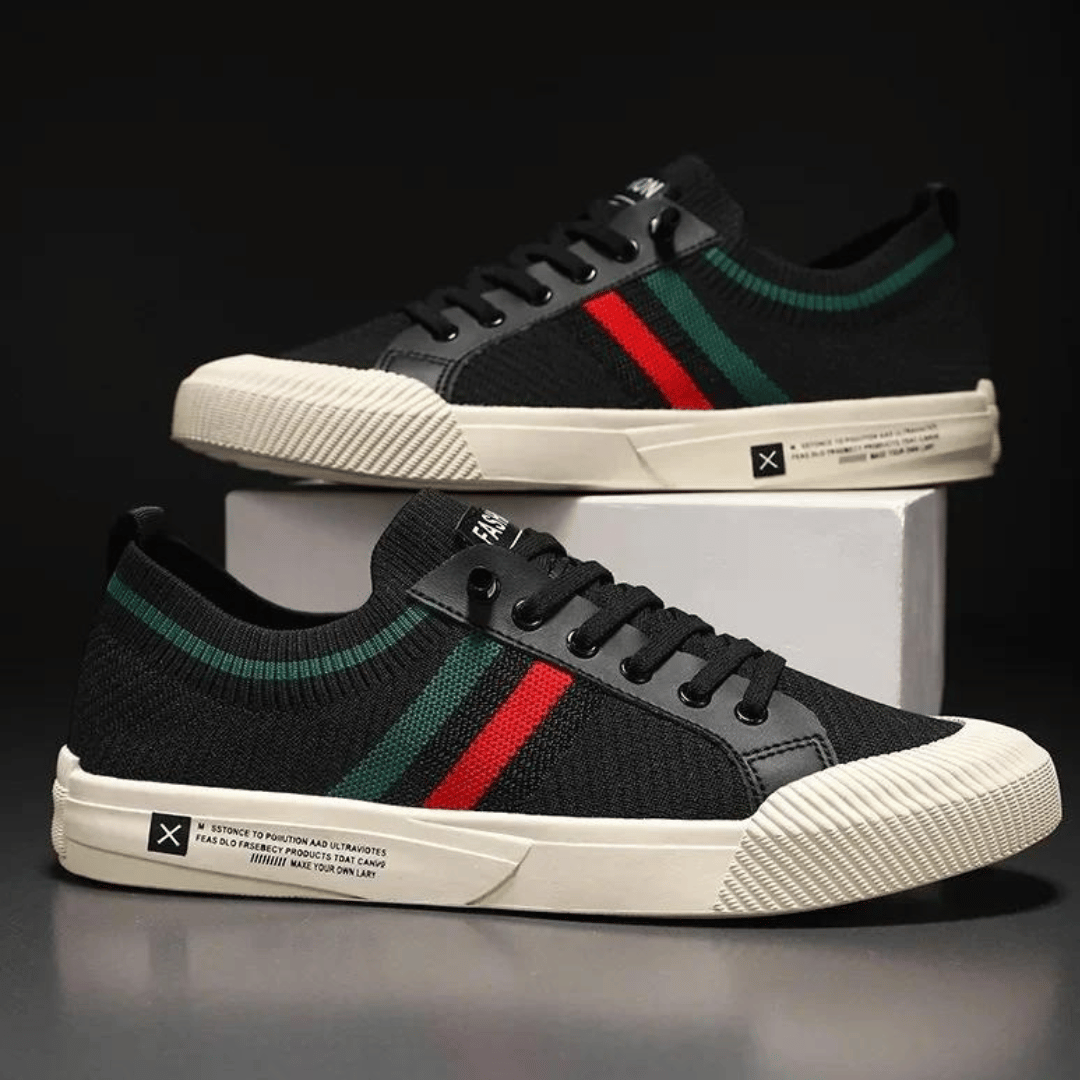 Drune | Lässige Sneakers Mit Strickmuster Für Männer