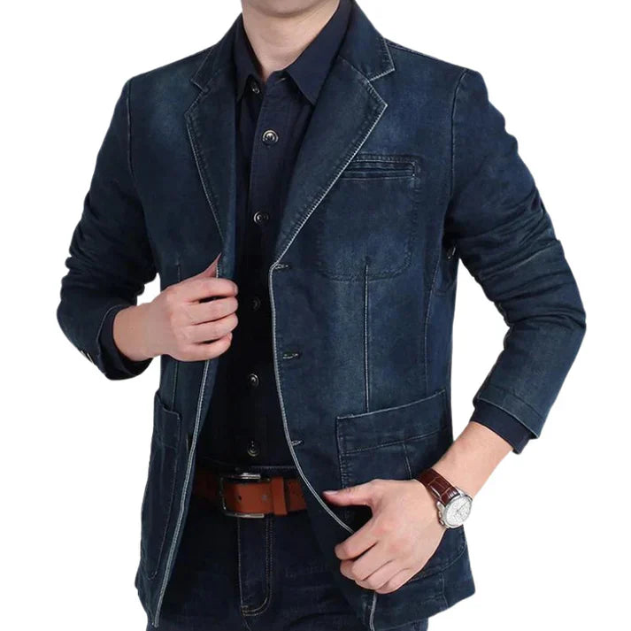 Drune | Schicker Denim-Blazer für Herren