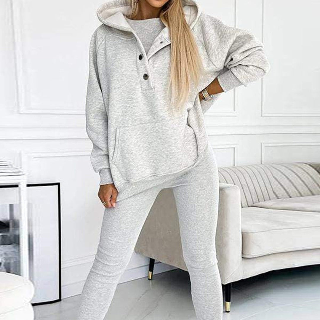 Drune | 3-Teiliges Damen-Sportset Für Herbst Und Winter