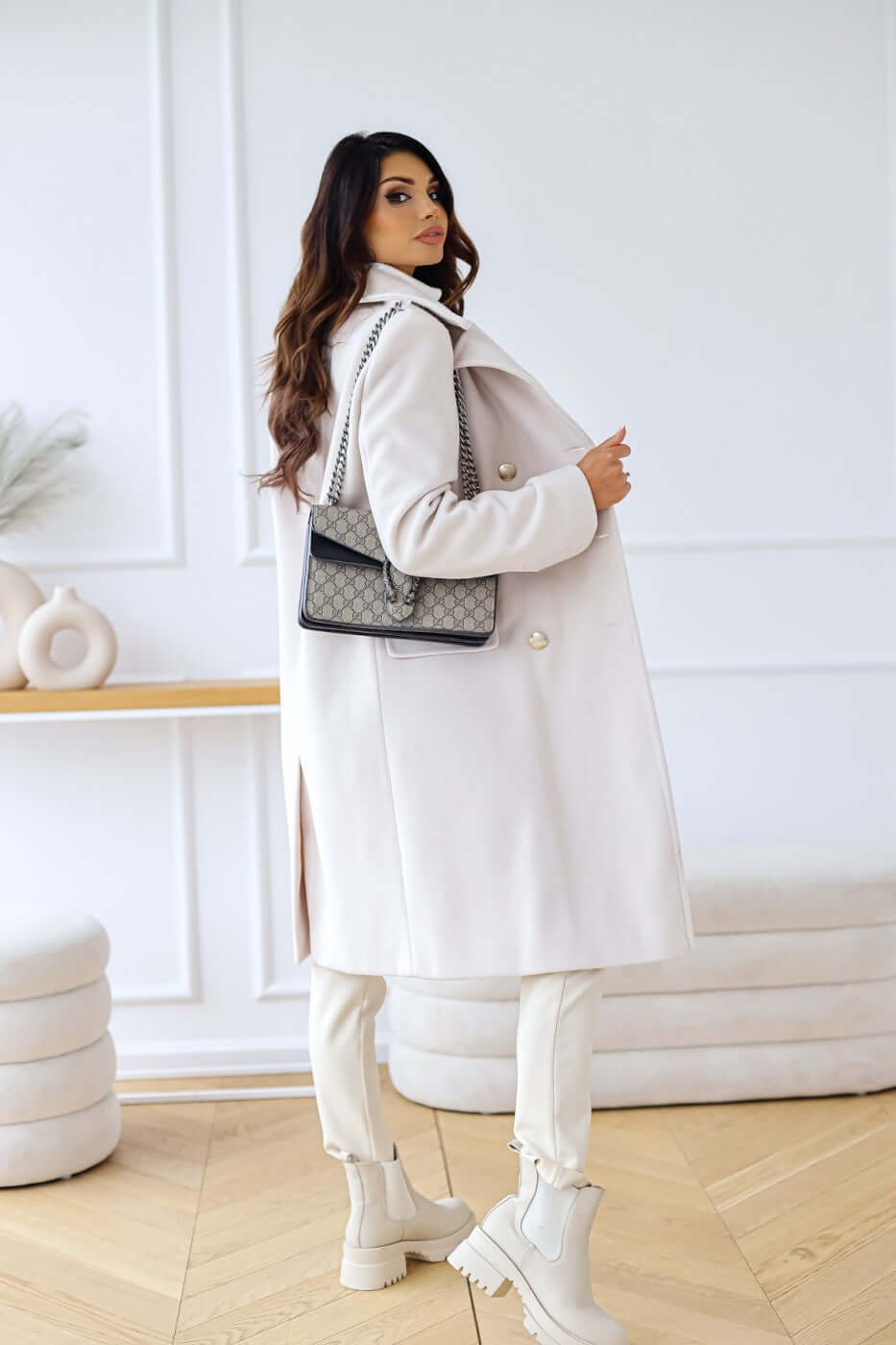 Drune | Damen Taillierte Doppelreiherjacke