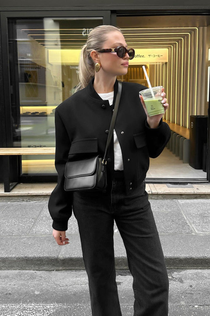 Drune | Wollene Baseballjacke