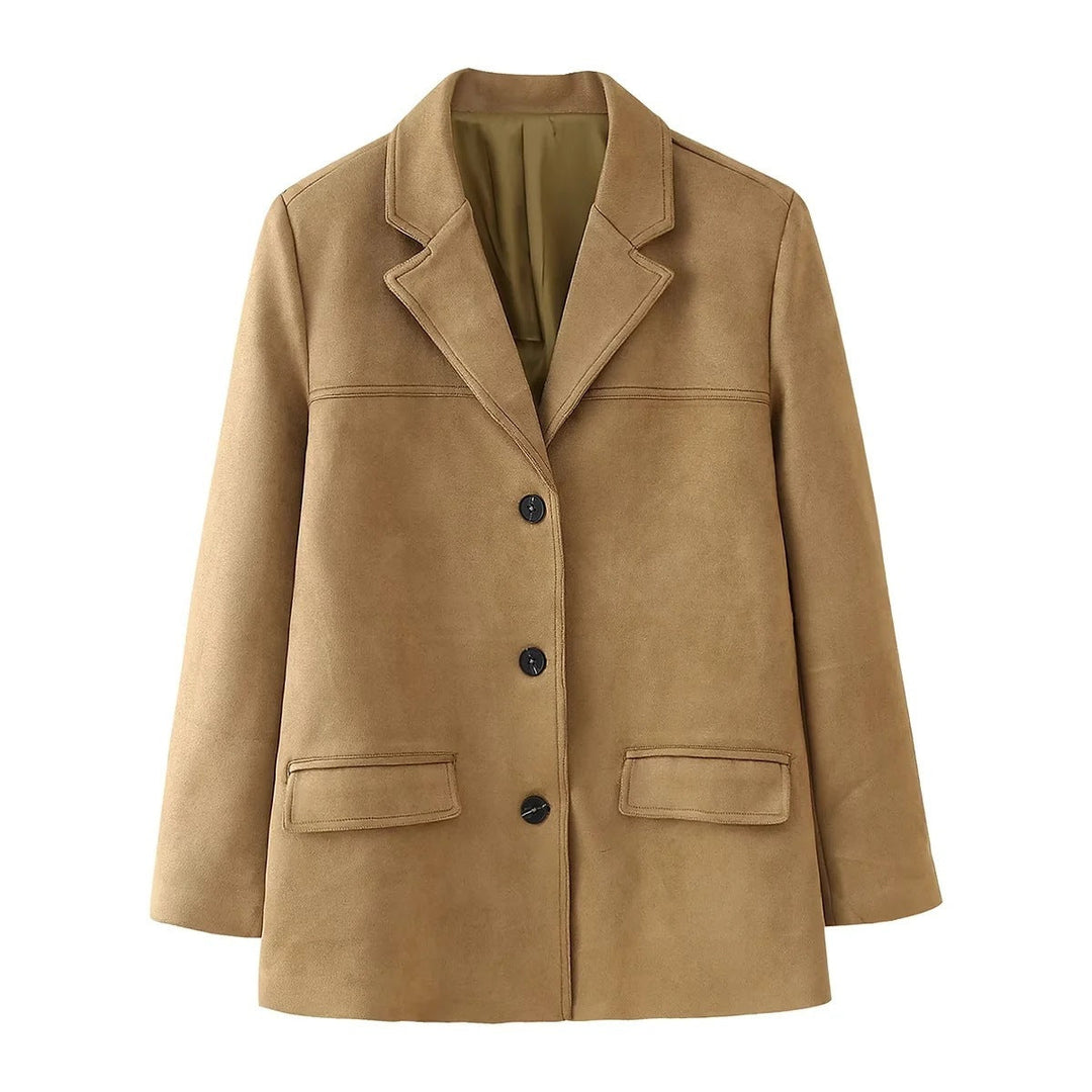 Drune | Retro-Braune Damenjacke