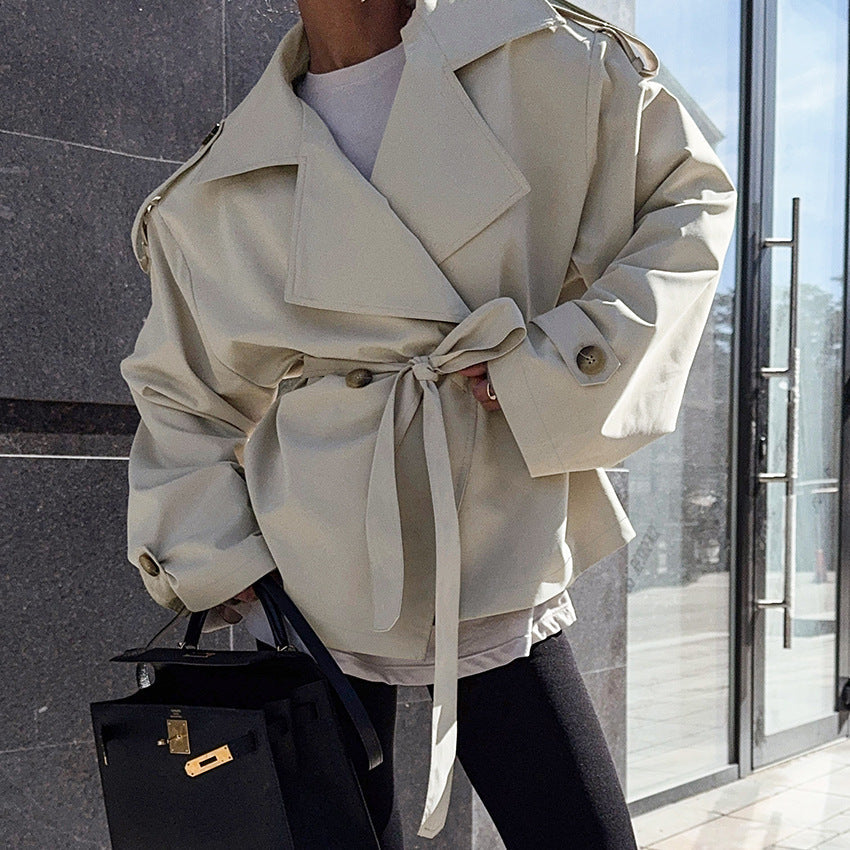Drune | Kurzer Trenchcoat für Damen