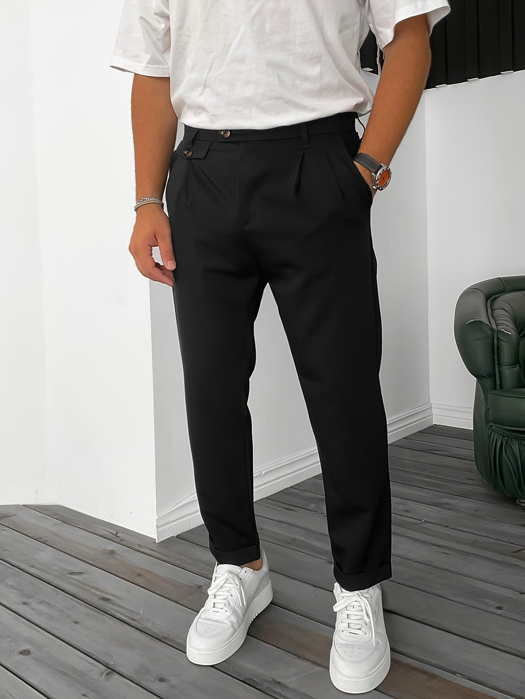 Drune | Stretch Herrenhose Für Geschäftliche Bankette