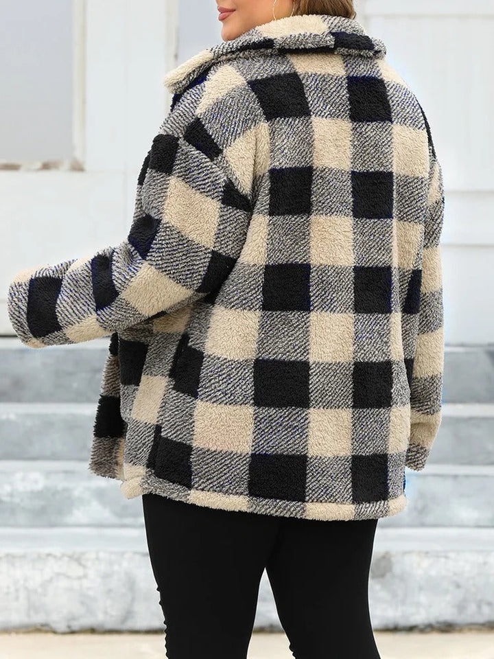 Drune | Übergroße Gemütliche Karierte Jacke
