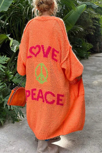 Drune | Love & Peace Strickjacke