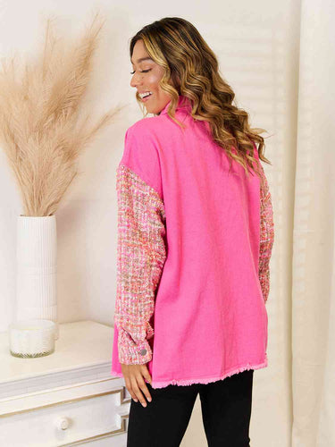 Drune | Rohsaum Drop-Shoulder Denimjacke