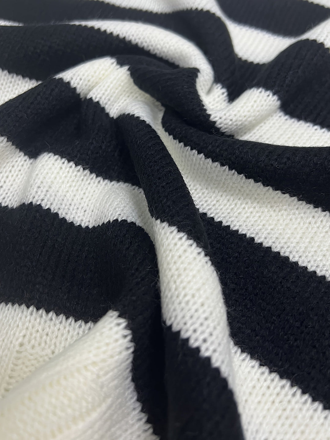 Drune | Schulterfreier Baumwollpullover mit Streifen und lockerer Passform Pullover Damen - Perfekt für legere Tage