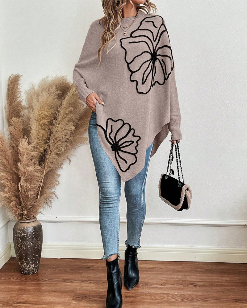 Drune | Weites Sweatshirt mit Fledermausärmeln