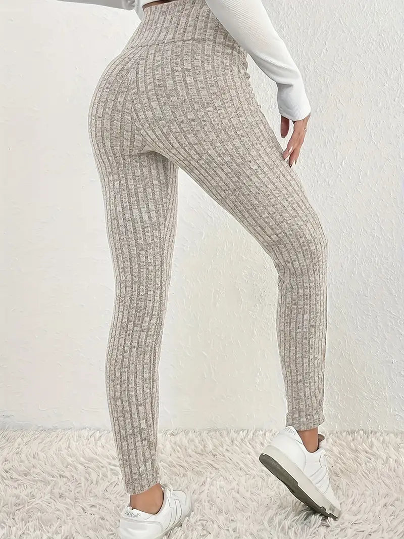 Drune | Gestrickte Leggings mit Fleecefutter