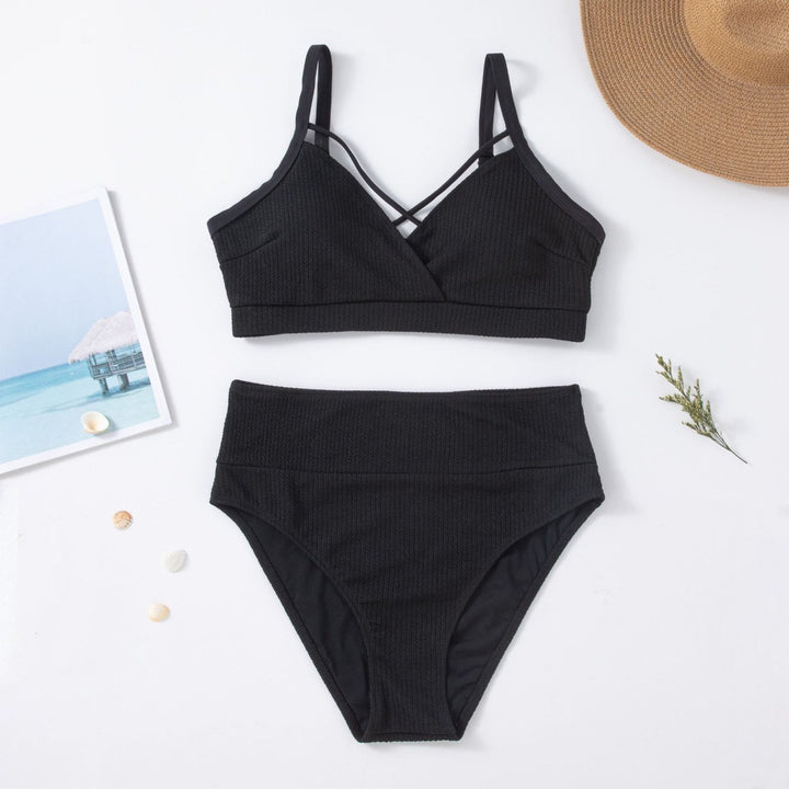 Drune | Plus Size Sling Bikini mit hoher Taille