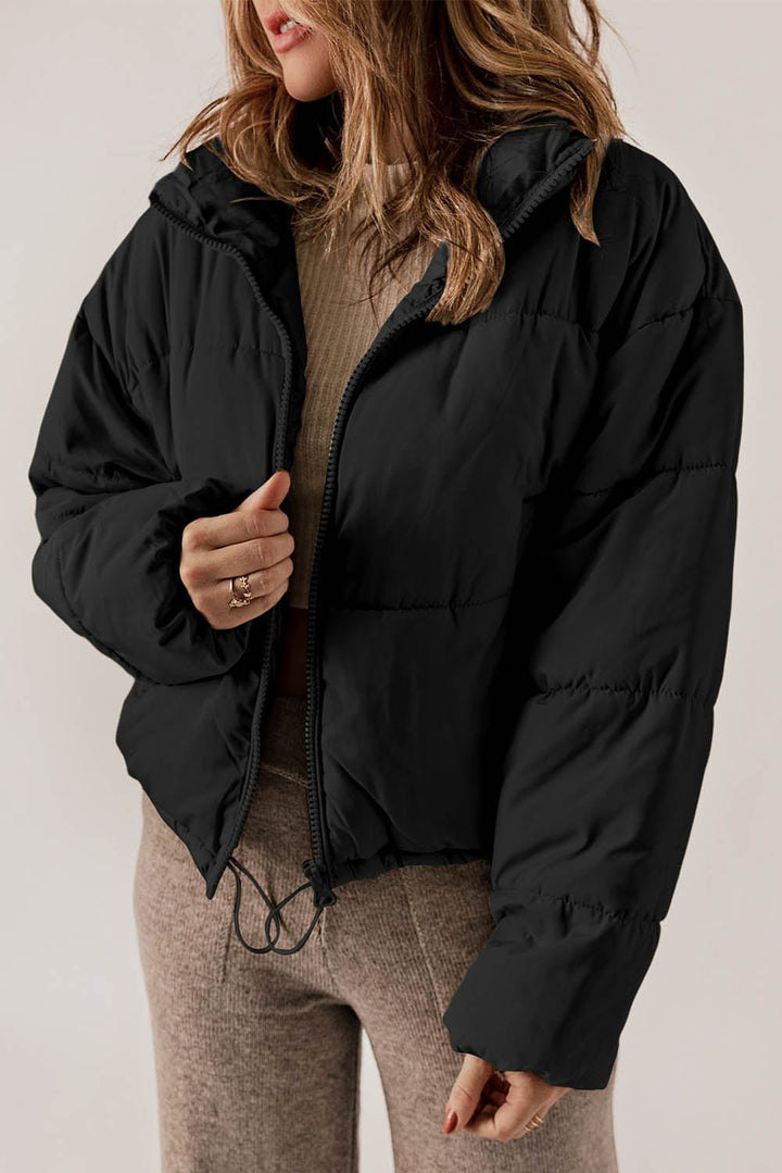 Drune | Pufferjacke - Leichte Wärme - Tunnelzugsaum - Lässiger Winterstil