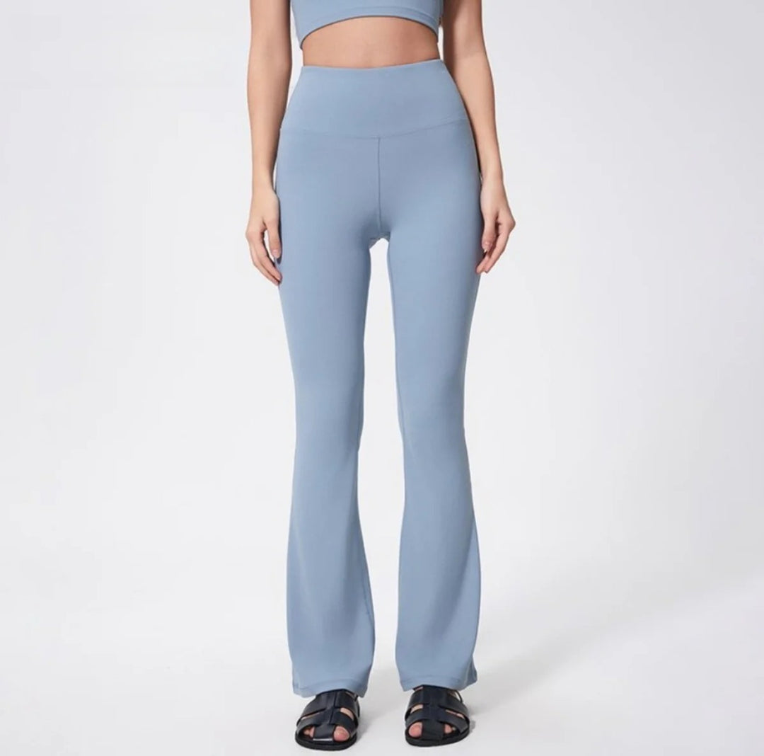 Drune | Hohe Taille nackt atmungsaktiv Yoga Sport Neun-Punkt-Hose