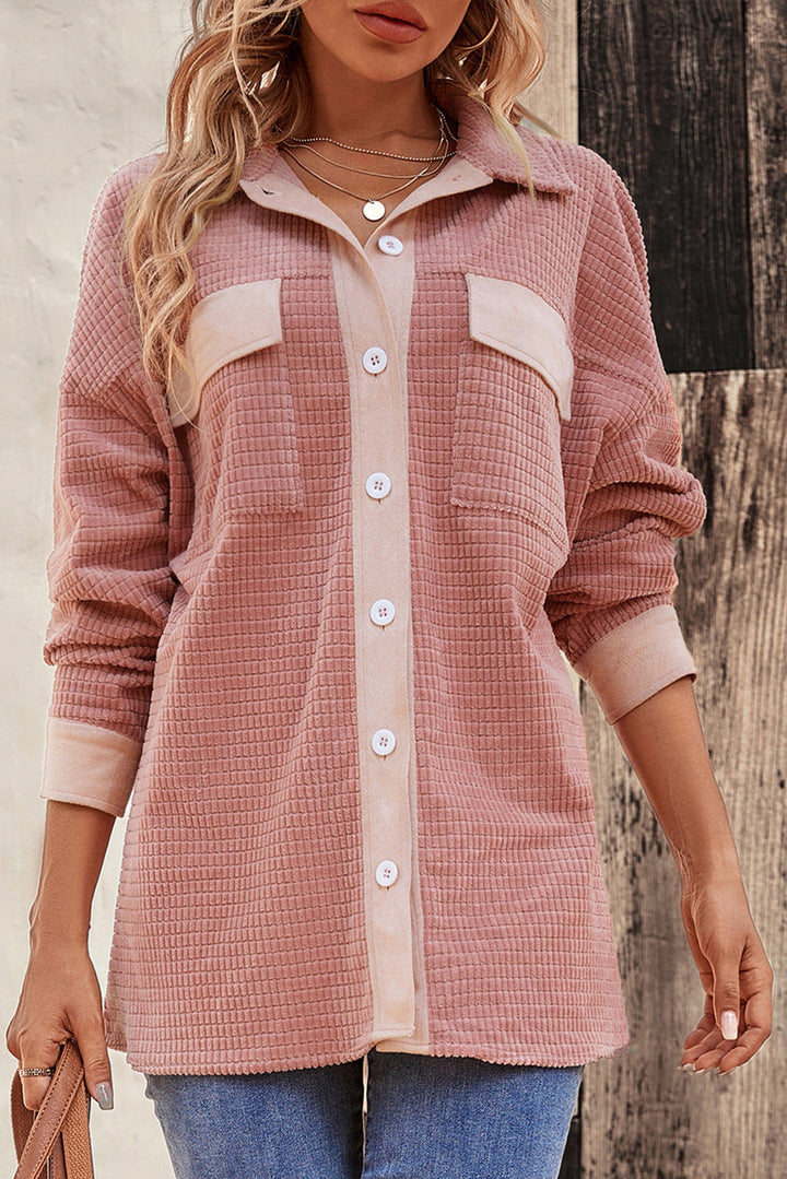 Drune | Shirtjacke Im Quilt-design Baumwollmischung Weich und Trendy