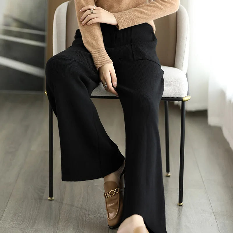 Drune | Weite Wollhose