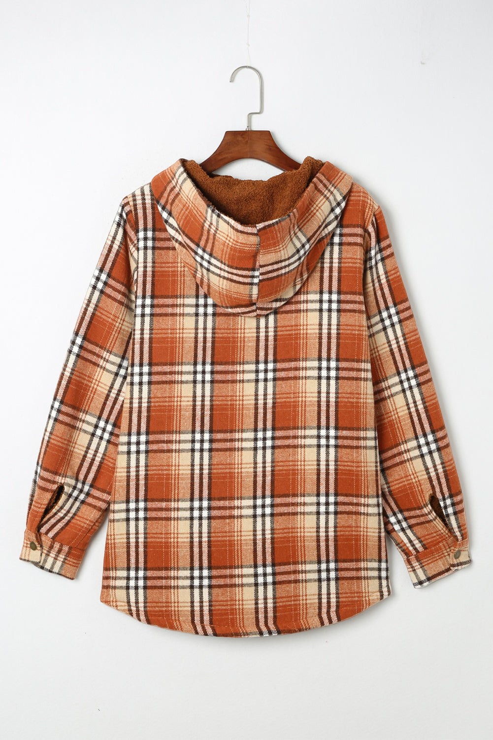 Drune | Gepunktete Jacke mit Kapuze Weiches Plüschfutter Perfekt Für Kalte Tage