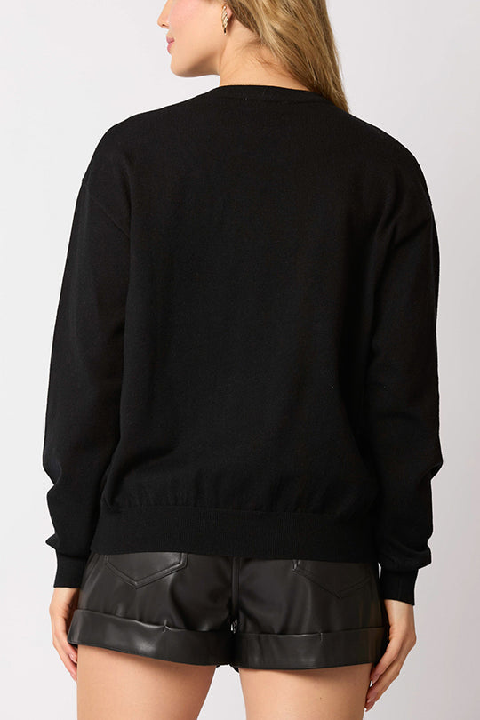 Drune | Weihnachtssoldat Pailletten Mode Lässiger Sweatshirt