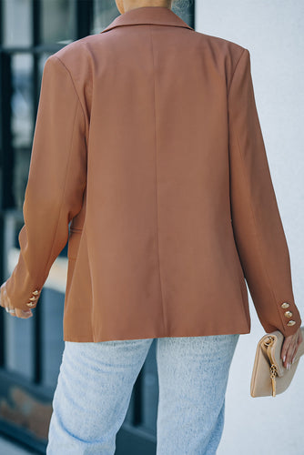 Drune | Doppelreiher-Reverskragen Langarm Blazer