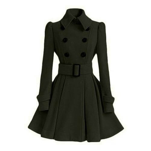 Drune | Damen Doppelreiher Windbreaker Trenchcoat