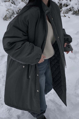 Drune | Fit Longline Pufferjacke