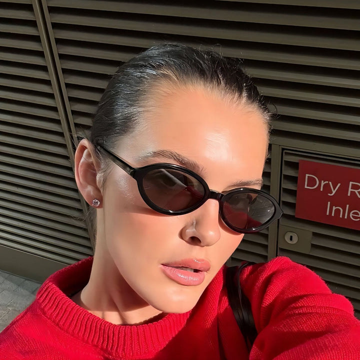Drune | Ovale Sonnenbrille mit kleinem Rahmen