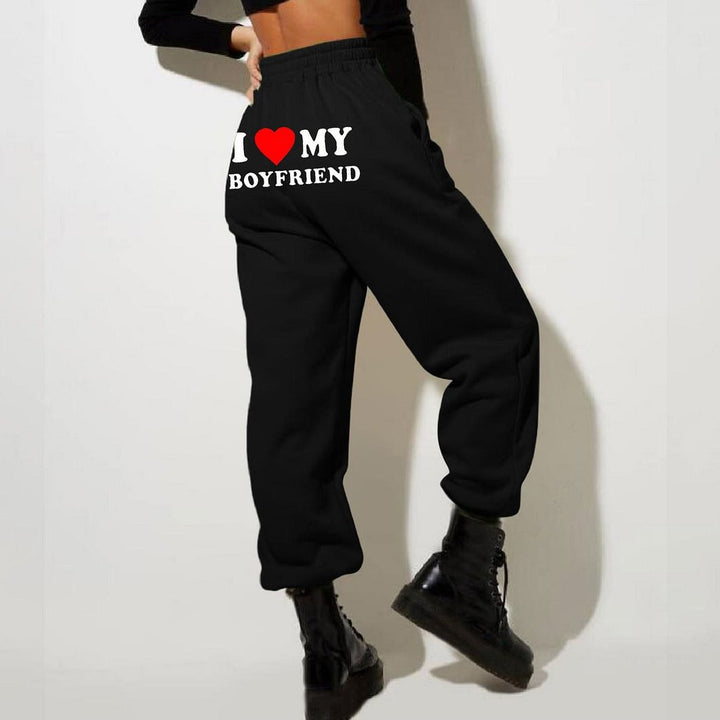 Drune | Liebe Mein Freund Jogginghose - Bequeme und stilvolle Damen-Sweatpants
