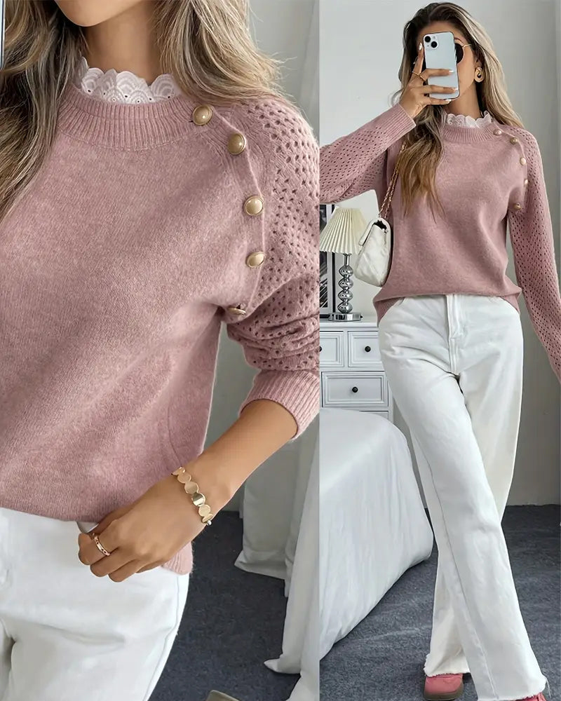 Drune | Elegante Rüsche Ausgearbeiteter Saum